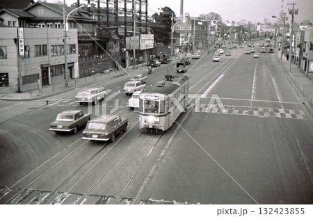 昭和42年 都電7系統 8000形 廃止路線 品川駅前 東京都 港区 記録写真 昭和42年 都電7系統 8000形 廃止路線 品川駅前 東京都 港区 記録写真 132423855