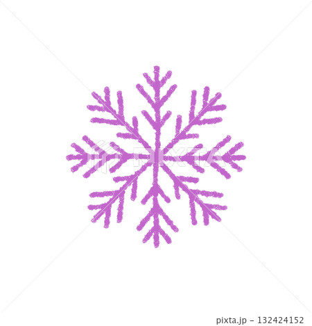 Purple snow flake icon symbol in chalk style, with icy crystal element and frost winter decoration. This cold xmas motif suits seasonal ornament themes, bringing elegant festive detail to holiday Purple snow flake icon symbol in chalk style, with icy crystal element and frost winter decoration. This cold xmas motif suits seasonal ornament themes, bringing elegant festive detail to holiday 132424152