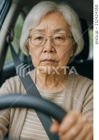 車の運転　女性　60代　70代 132424168
