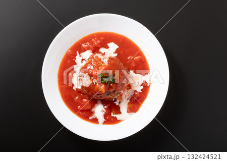 トマト煮込みハンバーグ 132424521