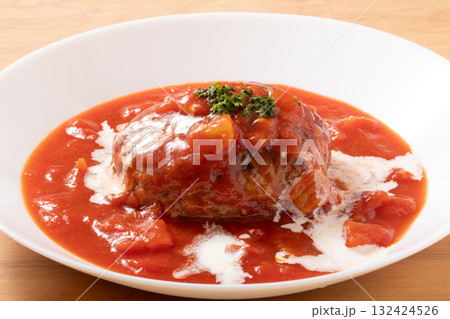 トマト煮込みハンバーグ 132424526