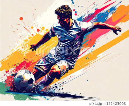 サッカー　男性　 132425008
