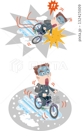 交通安全＜雪道＆道路凍結・自転車・学生＞ 132425009