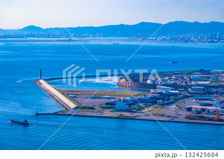 大阪港と万博閉幕後の夢洲 132425684
