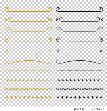 Decorative frame material set 132426224