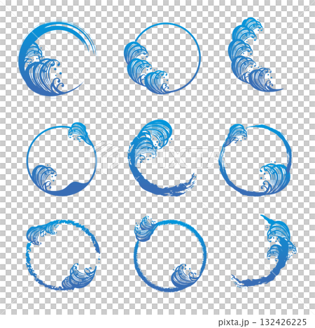 波フレームセット 波フレームセット 132426225