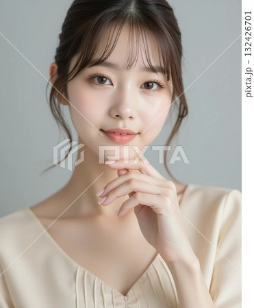白い肌の若い女性 白い肌の若い女性 132426701