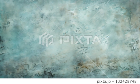 Abstract aquamarine background with grunge effect 132428748