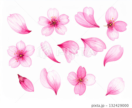 桜　春　花　生成AI　アイコン　 132429000