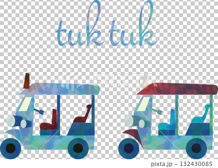 アナログ風トゥクトゥク 132430085