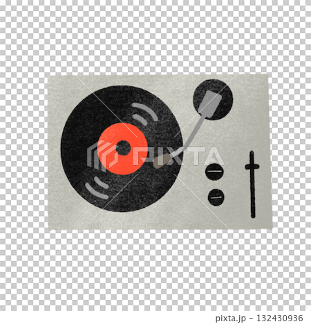 郵票式唱片機插圖 132430936