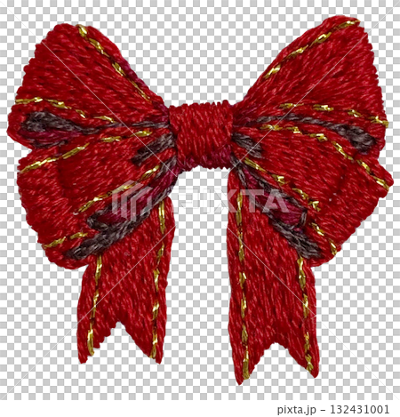[閃亮絲帶]手工刺繡插畫素材 132431001
