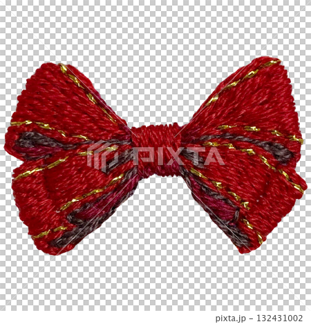 [閃亮絲帶]手工刺繡插畫素材 132431002