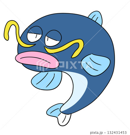 ナマズのイラスト 132431453