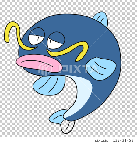 ナマズのイラスト 132431453