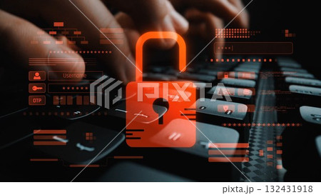 Cybersecurity Breach Highlighting Data Vulnerability Marrow 132431918