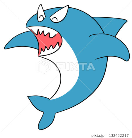 サメのイラスト 132432217