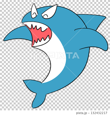 サメのイラスト 132432217