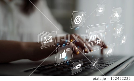 Online Ads Strategy and Digital Content Marketing for Business Growth Muxer 132432223