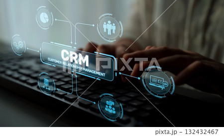 CRM Customer Relationship Management Platform with Data Analytic User Tool Muxer 132432467
