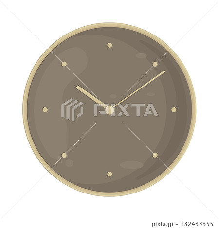 Illustration of wall clock Illustration of wall clock 132433355