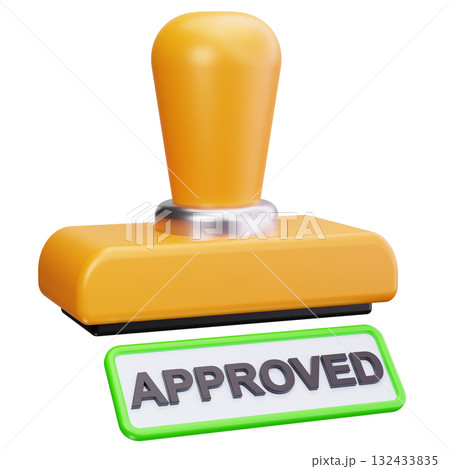 Approved Stamp Seal 132433835
