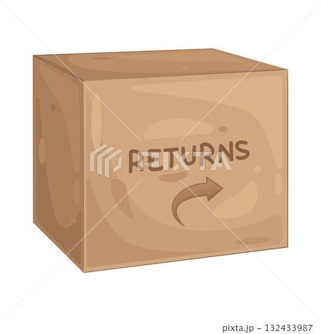 Illustration of return package  132433987
