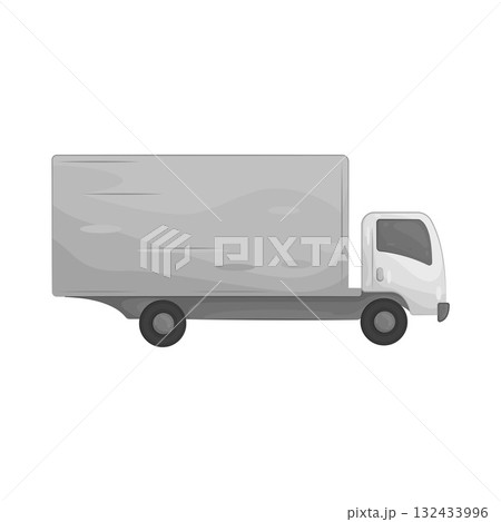 Illustration of delivery truck Illustration of delivery truck 132433996