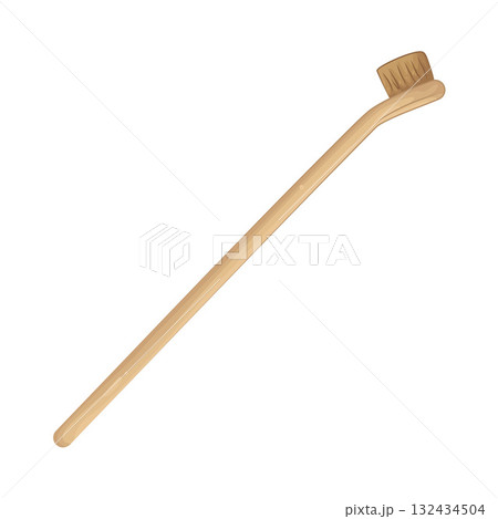 Illustration of pet toothbrush Illustration of pet toothbrush 132434504