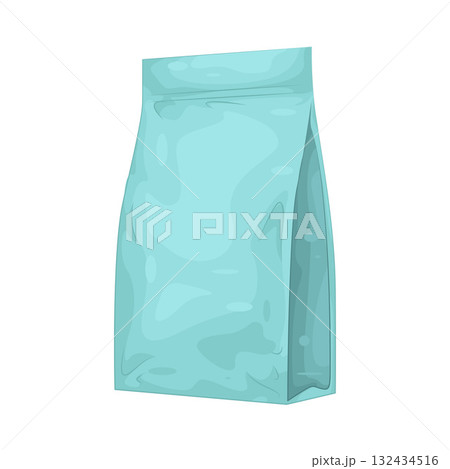 Illustration of pet food bag 132434516