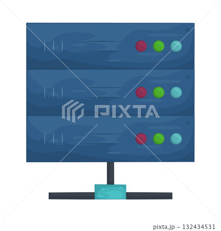 Illustration of server 132434531