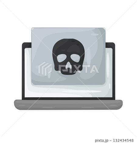 Illustration of cyber crime 132434548