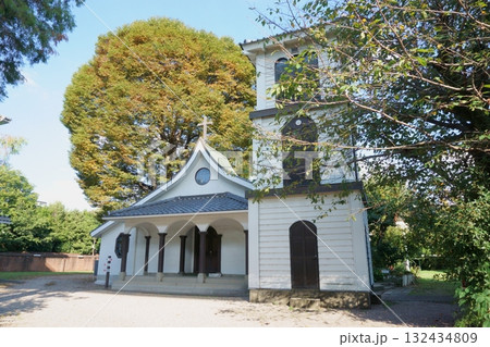 町並み保存地区にあるカトリック主税町教会 132434809