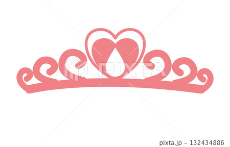 Pink Tiara, princess crown 132434886
