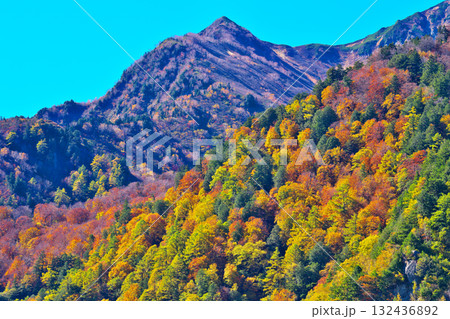 黒部ダムの紅葉 黒部ダムの紅葉 132436892