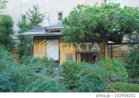 文化のみち橦木館　緑に囲まれた茶室 132438252