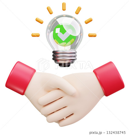 Successful Business Handshake Idea Successful Business Handshake Idea 132438745
