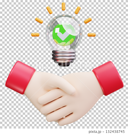 Successful Business Handshake Idea 132438745