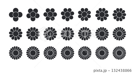 Flower petal diagram. Circle division infographic icon. Flower with leaves flat shape icon. Infographic circle diagram. Pie chart. Round wheel chart. Vector illustration isolated on white background Flower petal diagram. Circle division infographic icon. Flower with leaves flat shape icon. Infographic circle diagram. Pie chart. Round wheel chart. Vector illustration isolated on white background 132438866