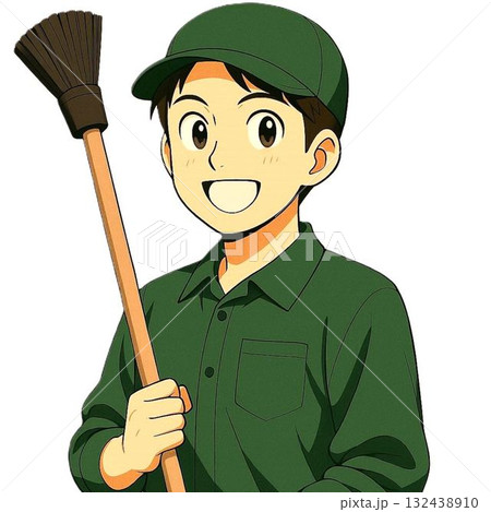 作業服の男性 作業服の男性 132438910