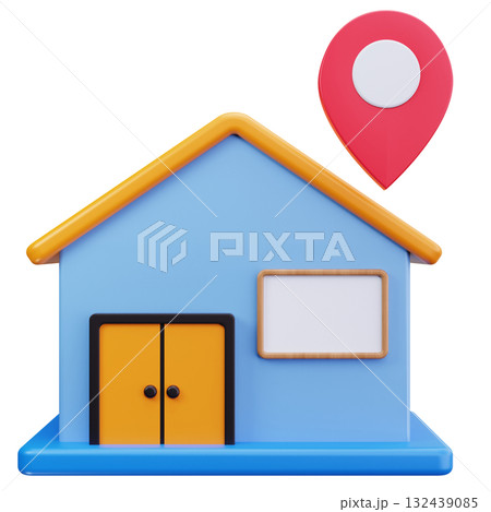 Home Location Pin 132439085