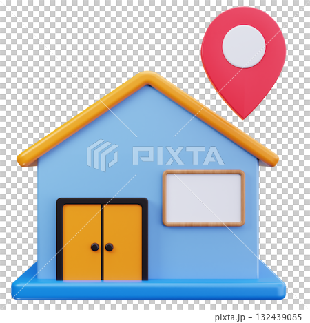 Home Location Pin Home Location Pin 132439085