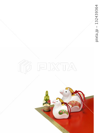 馬　午年　年賀素材　うま　イメージ 132439364