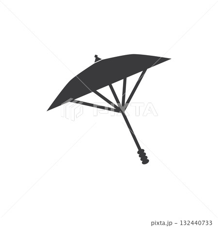 vintage sun umbrella. 132440733
