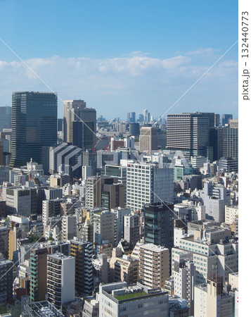 浜松町1丁目より望む新橋・虎ノ門・日比谷方面の眺望　　都市景観（2025年9月） 132440773