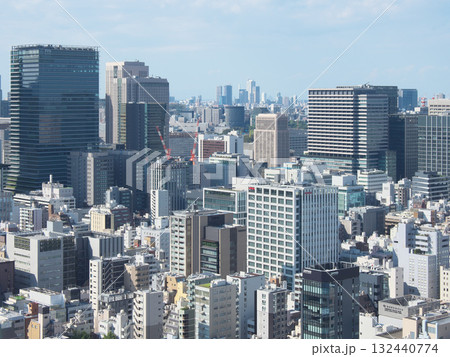 浜松町1丁目より望む新橋・虎ノ門・日比谷方面の眺望　　都市景観（2025年9月） 132440774