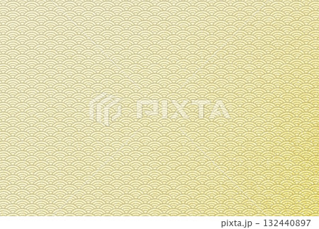 キラキラ輝く繊細な淡金色の模様に青海波柄を重ねた背景画像7 キラキラ輝く繊細な淡金色の模様に青海波柄を重ねた背景画像7 132440897