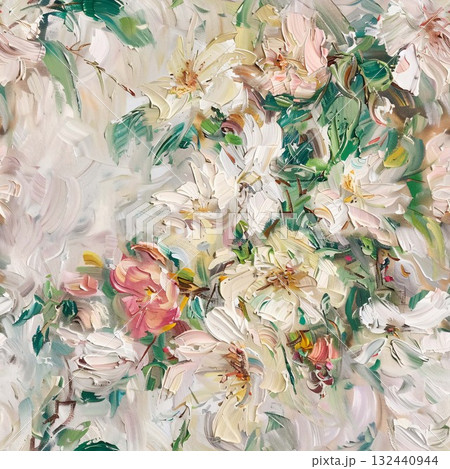 Handpainted Diverse Artistic Floral And Landscape Pattern Collection Artwork Assortment 132440944