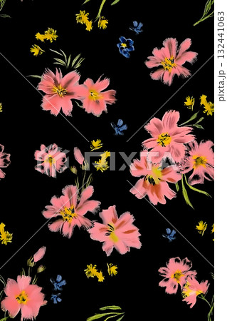 Handpainted Diverse Artistic Floral And Landscape Pattern Collection Artwork Assortment 132441063