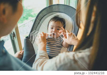 赤ちゃんとの手遊び 132441210